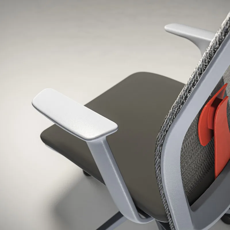 boss computer high-back adjustable executive game ergonomic office chair, full mesh ergonomic chair with footstool