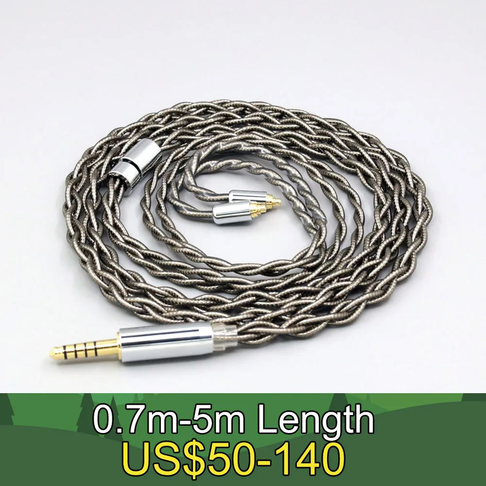 99% Pure Silver Palladium + Graphene Gold Earphone Shielding Cable For AKG N5005 N30 N40 MMCX LN008226