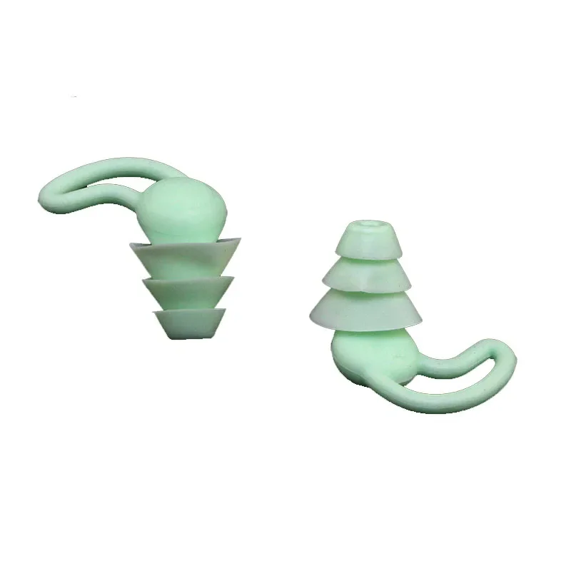 2 زوج السباحة سدادات مكافحة الضوضاء النوم سدادات الغوص تصفح مقاوم للماء مكافحة الضوضاء السباحة الأذن المقابس accessori psquina