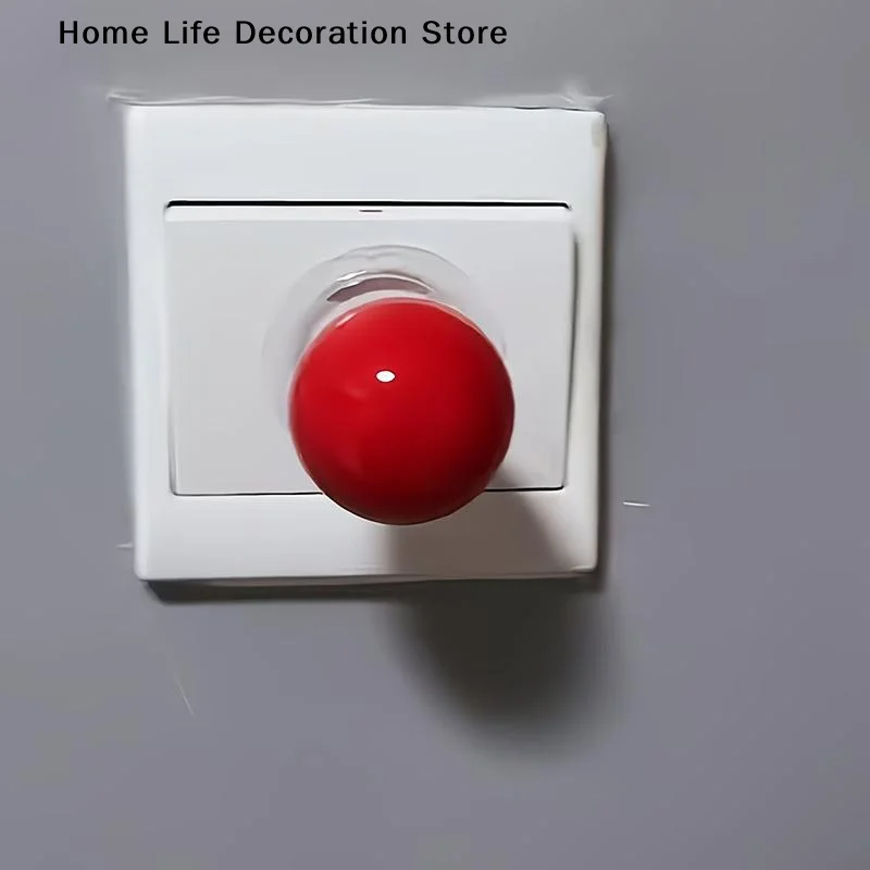 【H】Joystick Ball Switch Sticker Ball Shaped Light Switch Extender Switch Decor Ornament Home Daily Use