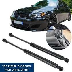 2 Chiếc Carbon Máy Hút Không Khí Thanh Chống Thanh Nâng Cho Xe BMW E60 E61 520i 525i 530i 535i 540i Khí Mùa Xuân Hood hỗ Trợ Không Quân Thanh 51237008745