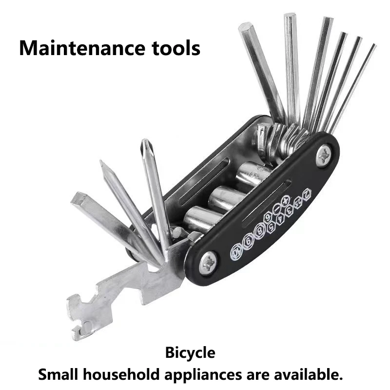Multi-functional portable repair tools, folding vehicle repair tools, wrench set, bicycle small household appliance repair tools