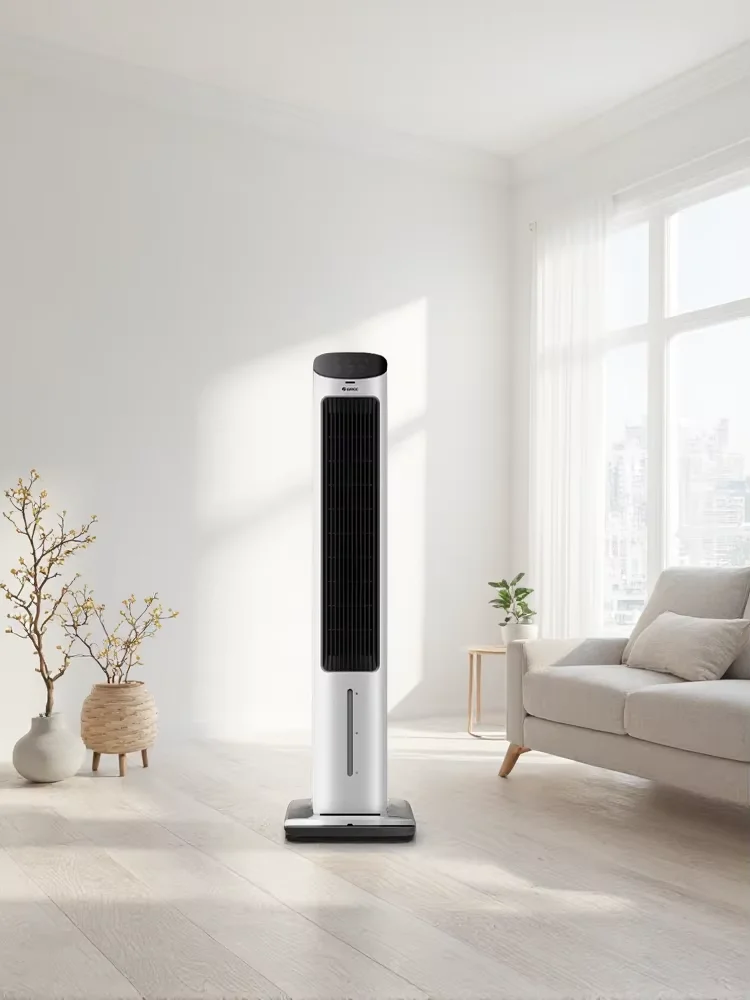 Gree 220V Portable Tower Air Cooler with 4L Large Water Tank Evaporative Cooling Fan for Home And Office Mobile Use LYH