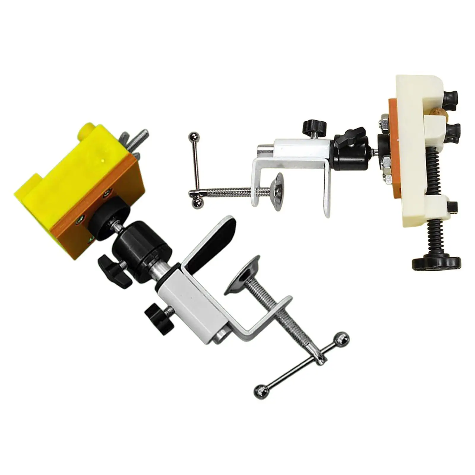 Drill Press Clamp Small Workbench Tool Quick Opening Rotatable Portable Professional Workholding Device for Jewelry Repair