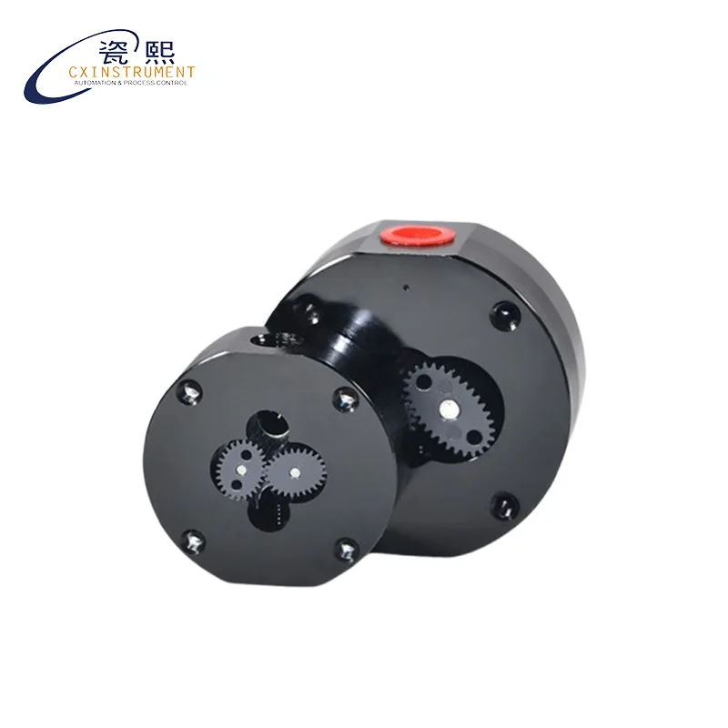 Liquid micro-gear flow meter