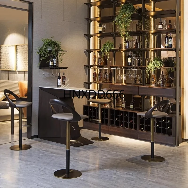 Italienischer, minimalistischer Hebe-Barstuhl aus Edelstahl