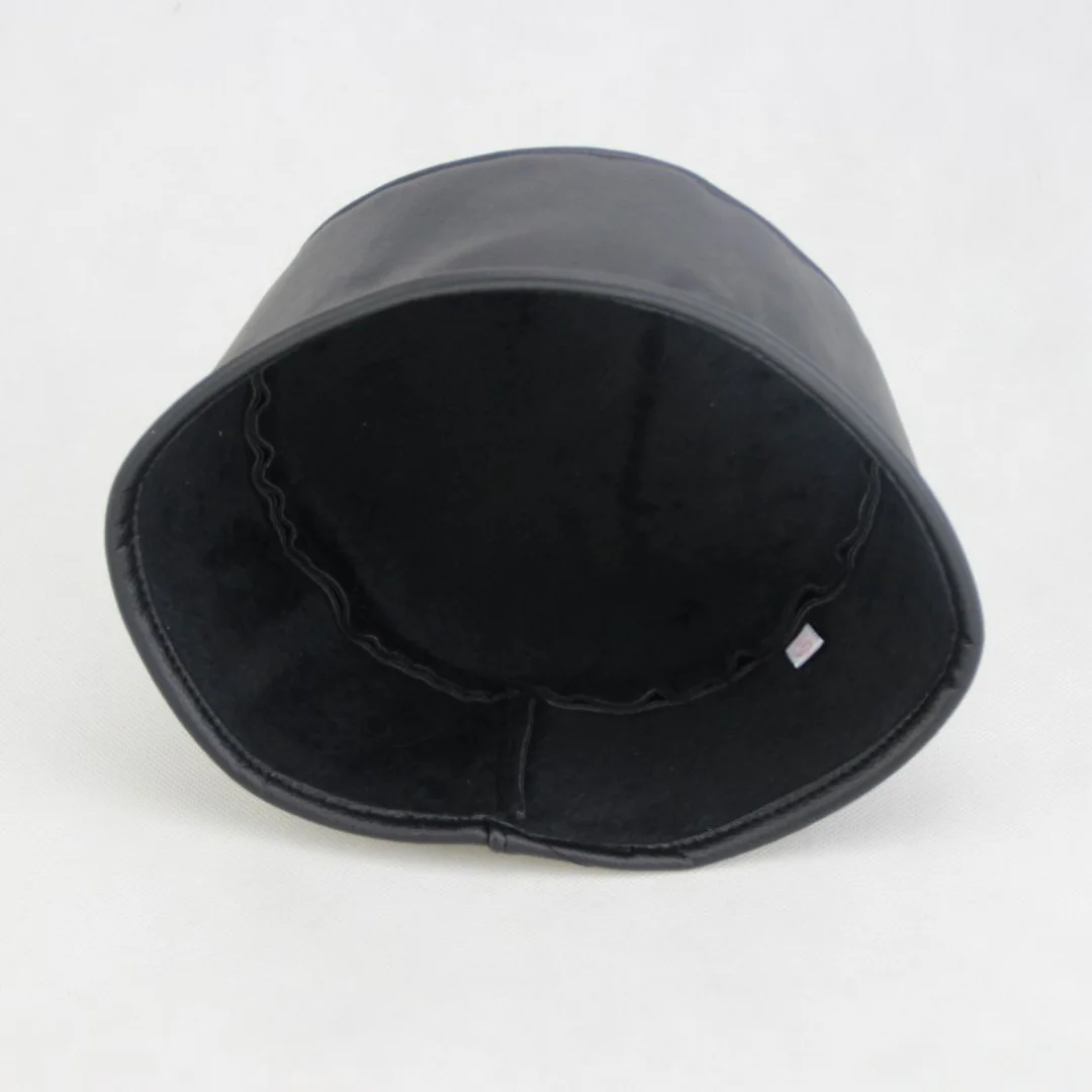 Men's Muslim Prayer Hat Cap Genuine Sheep Leather Men Prayer Hat Saudi Arabia India Bonnet Musulman Islamic Clothing Accessories view 4