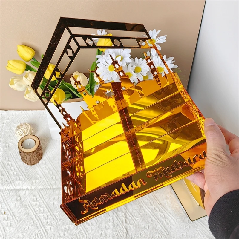 Акриловый держатель конфет для праздничных праздников Eid Holiday Decorative Decor D2rd