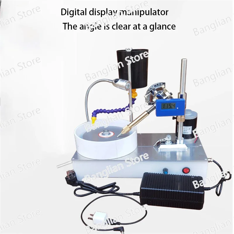 Precision Jewelry Stone Polishing Machine Molding Machine Gem Faceting Machine DC Stepless Speed Gem Angle Grinder