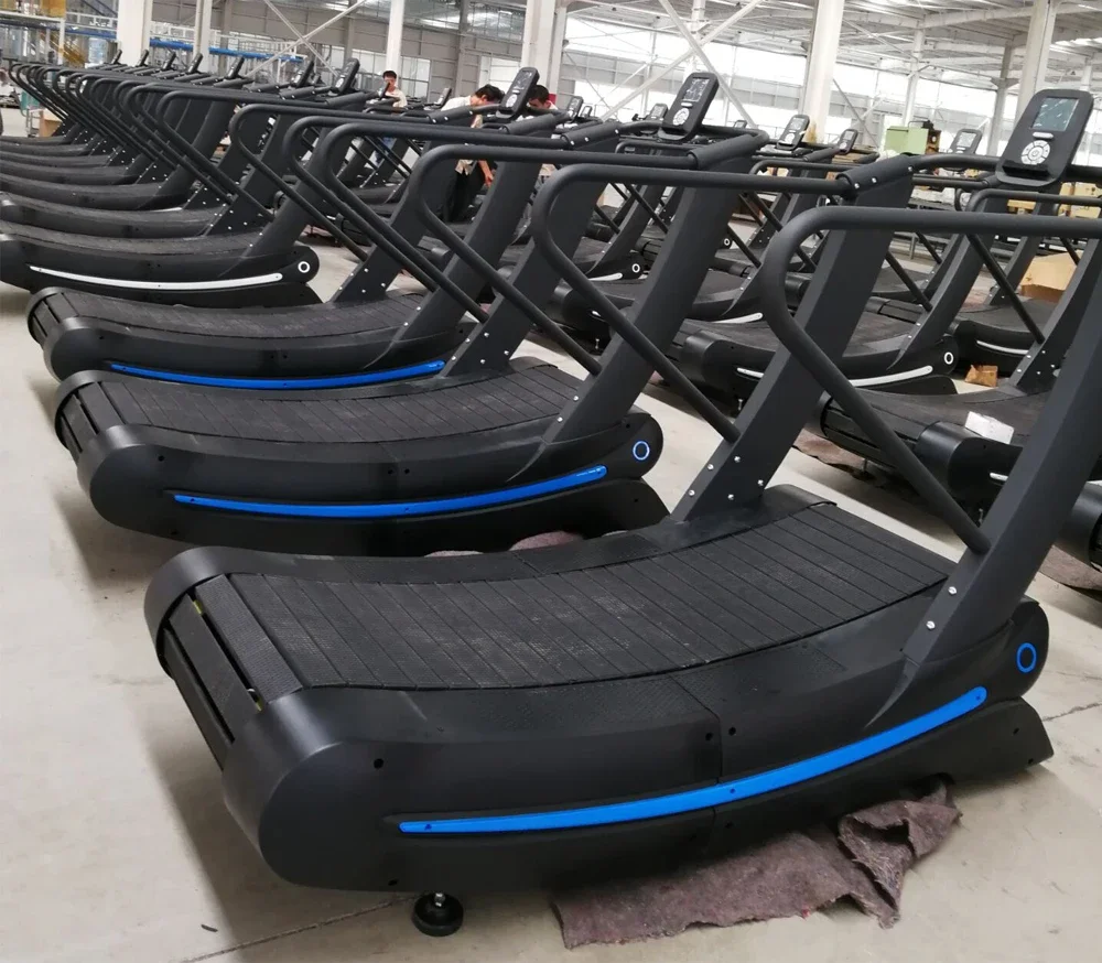 

Gym Equipment Commercial Treadmill TZ-3000 Self Generating Curve Treadmill