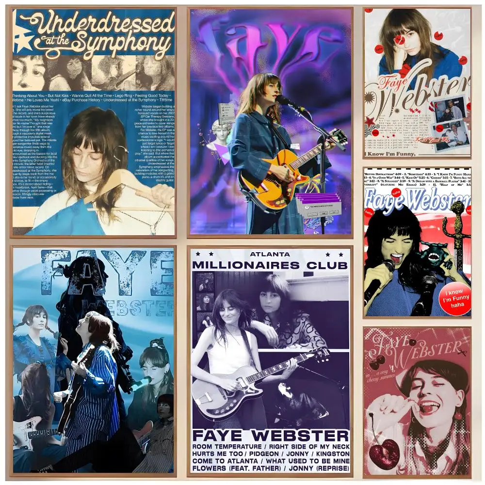 Mellow Singer F-Faye Webster Poster  Classic Home Interior Design & Modern Wall Decor Art Collection