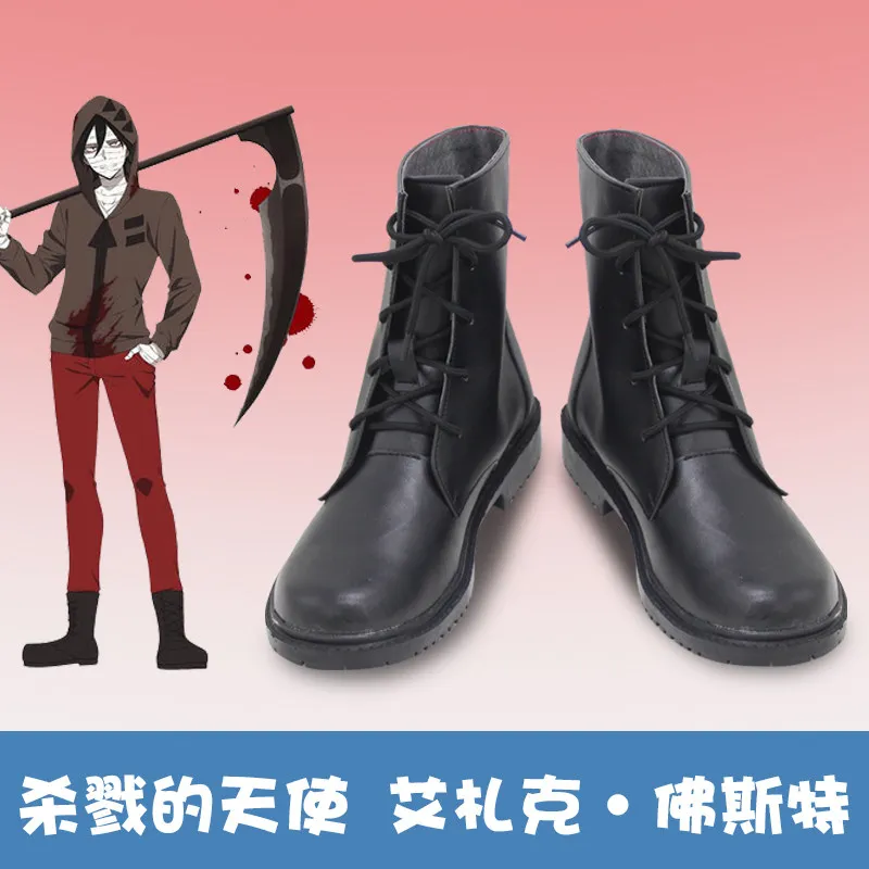 Angels of Death Isaac Foster Cosplay Shoes Boots Zack Costume Accessories Cosplay Isaac·Foster Zack Boots
