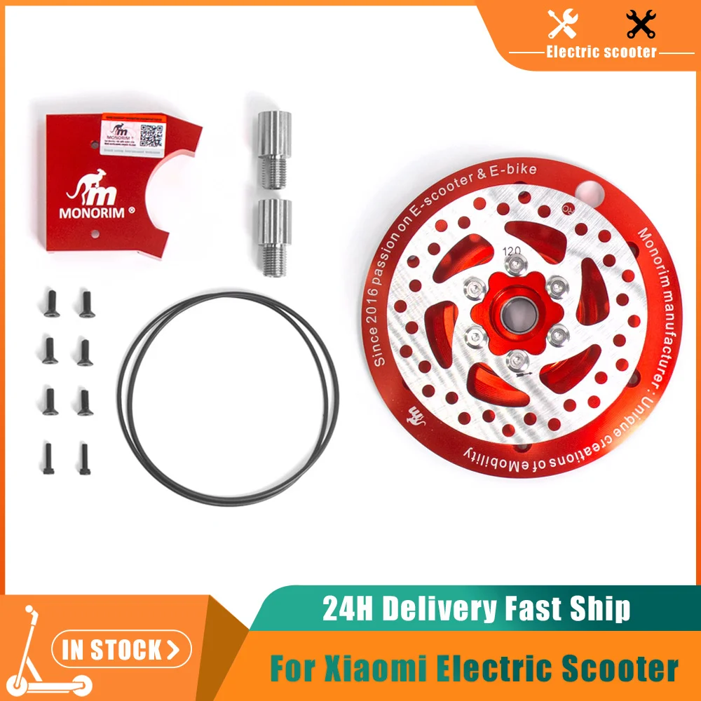 

Monorim MD FB Motor Deck Disc 120mm Upgraded Brake Disc Rotor For Xiaomi M365/1S/Mi3/ES/Pro/Pro2 Front Brake Accessories