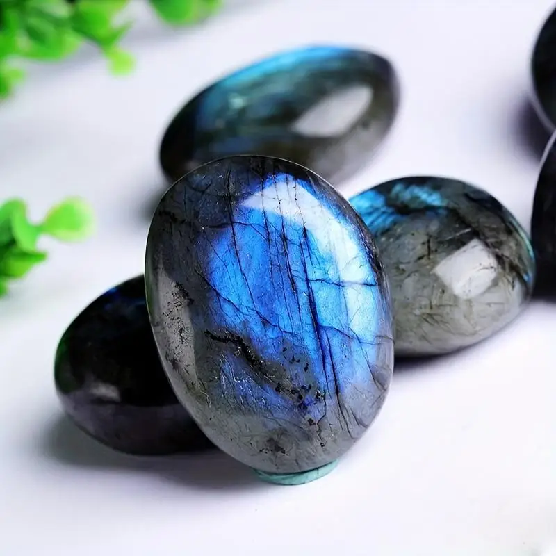 1pc Labradorite Palm Stone Crystal 1