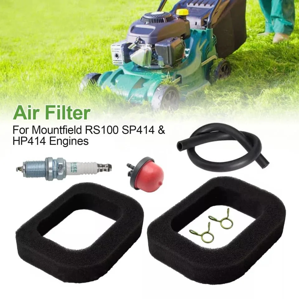 Air Filter Plug And Primer Bulb Service Kit For Mountfield RS100 SP414 HP414 Lawn Mower Engine Replacement Accessories