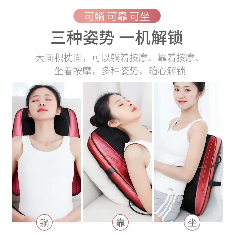 Massage Pillow Massager Shoulder Neck Waist and Back Multifunctional Massage Massage Massage Pad Massage Waist Pillow