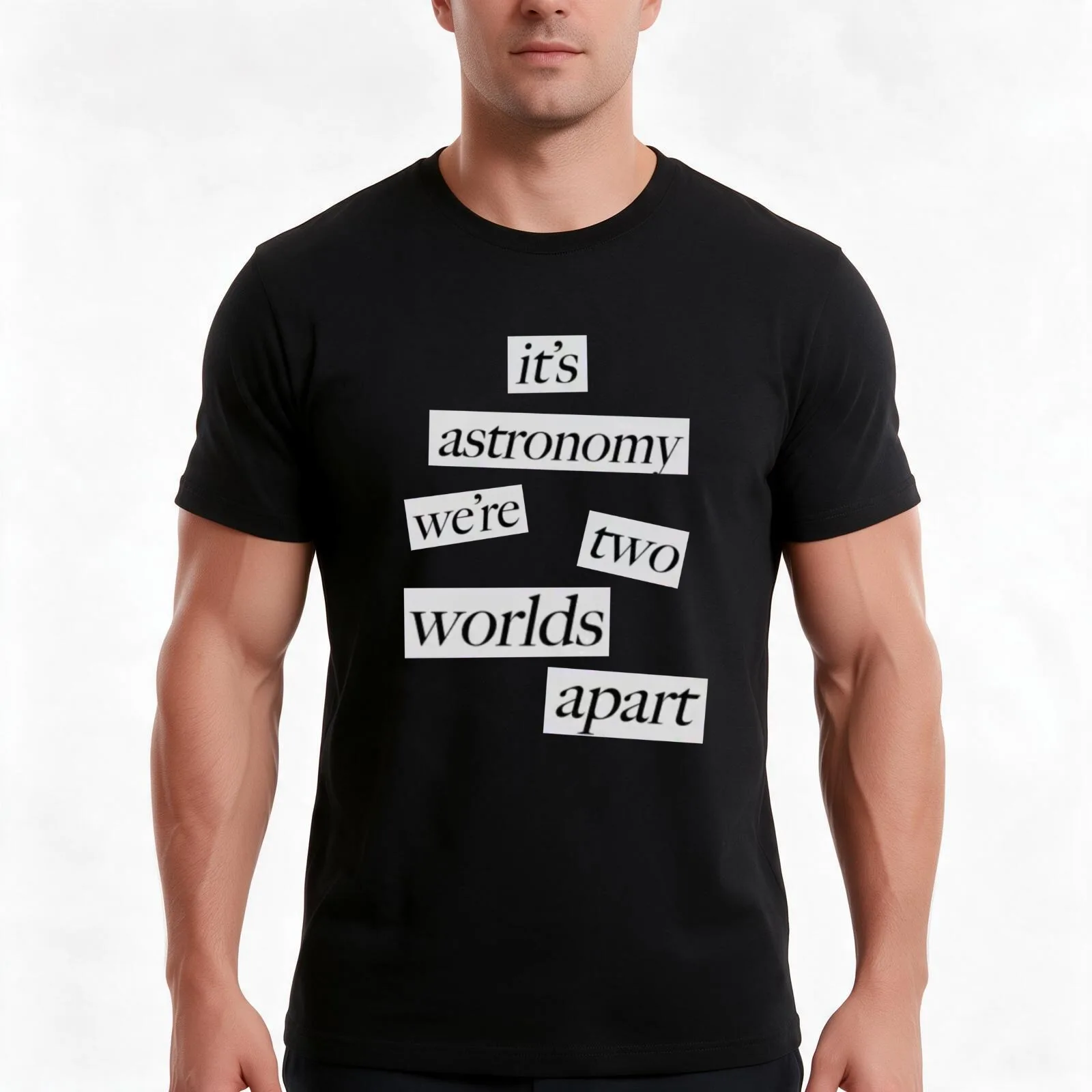 it's astronomy we're two worlds apart conan gray T-Shirt Summer Casual Cotton Tee Oversized Streetwear Tops Unisex Men Women
