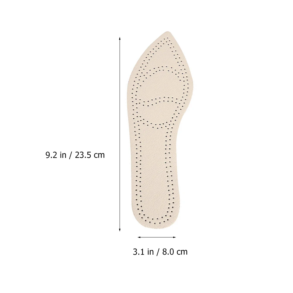 Afneembare binnenzool voor hakken Anti-zweet Koe Schoenpad Flexibel Duurzaam Klassieke kleuren Voetverzorgingshulpmiddel voor hoge hakken Dames