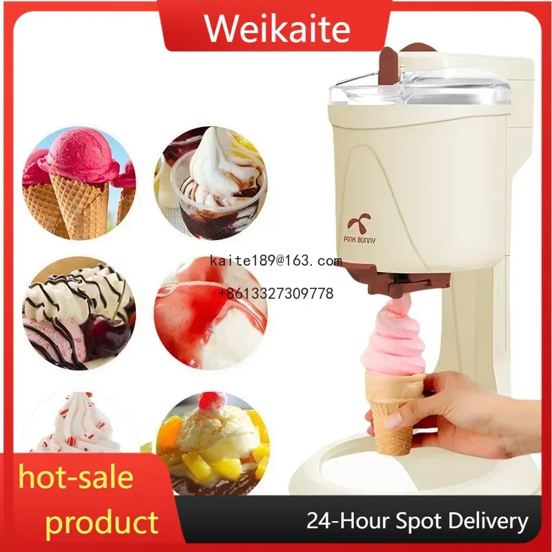 

Automatic Small Mini Ice Cream Maker New Cheapest Home Fruit Soft Serve Gelato Machine