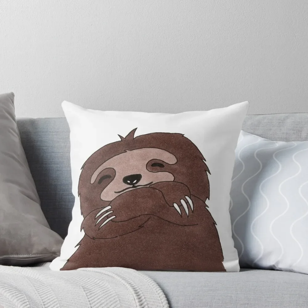 

Give a Sloth a Hug Throw Pillow Decorative Cushion Cushions For Children Decorative Sofa Cushion Couch Pillows pillow