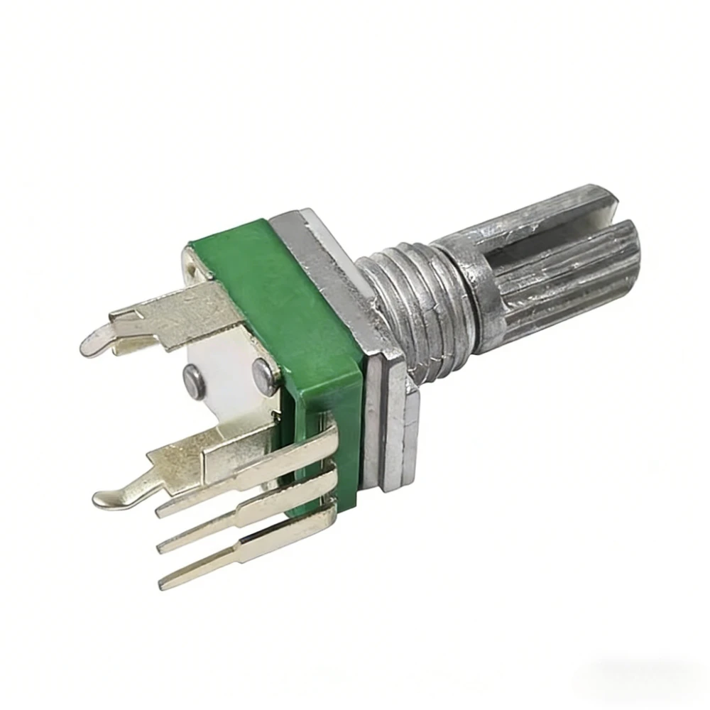 20PCS RK097 Potentiometer Vertical Single Link  B2K 5K 10K 20K 50K 100K 500K 1M Ohm 15mm Gearless 3Pin