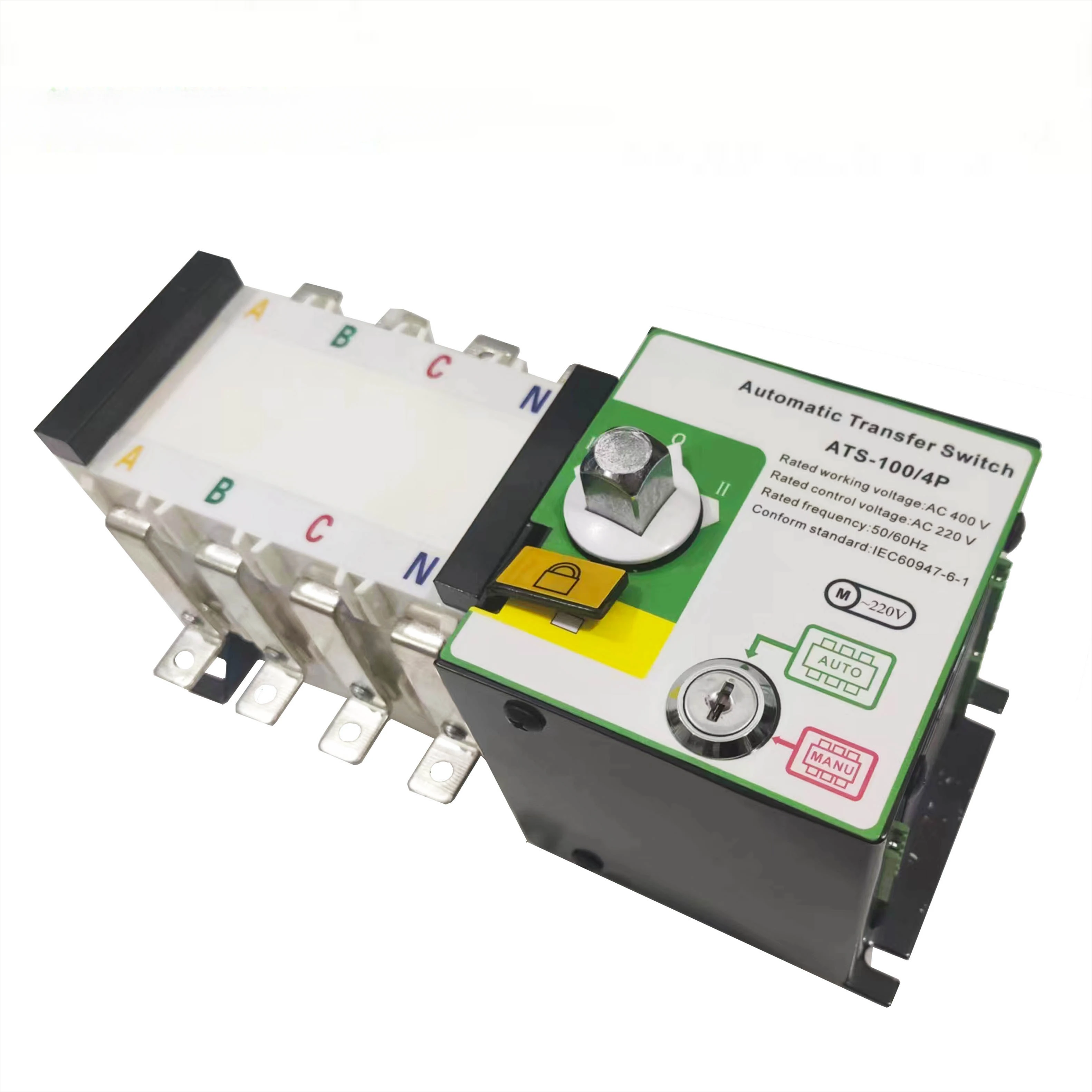 Electrical Automatic Transfer Switch 2000A 4P ATS Dual Power Switch