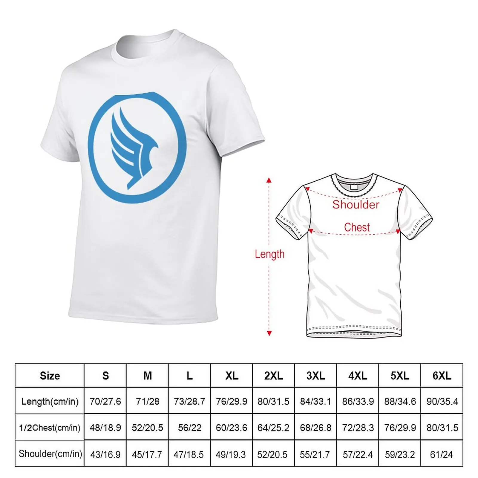 New Mass Effect - Paragon Logo (blue) T-Shirt T-shirt for a boy Tee shirt mens t shirt