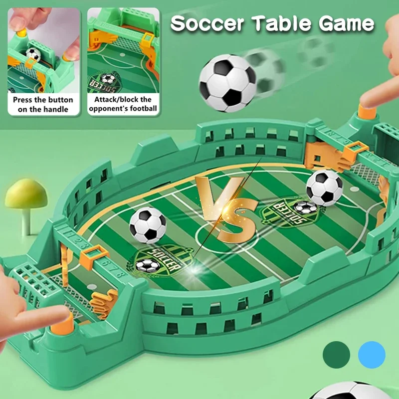 Portable Soccer Table Game Mini Tabletop Football Board Games for Family Competition Games Desktop Parent-child Interactive Toys