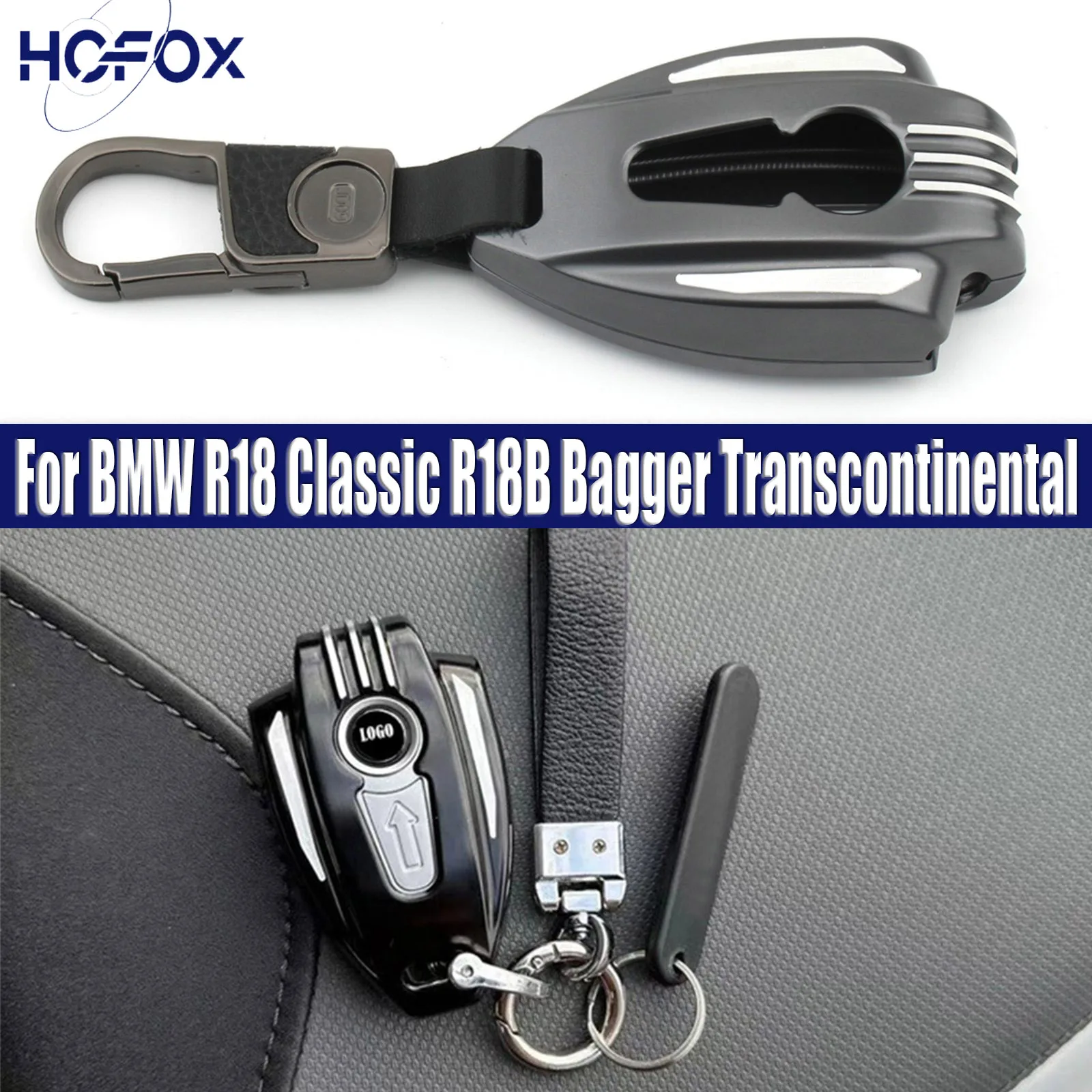 غطاء مفتاح الدراجة النارية من الألومنيوم باستخدام الحاسب الآلي لسيارات BMW R18 Classic R18B Bagger Transcontinental