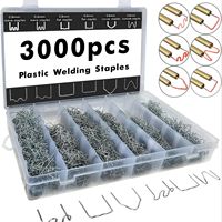 3000pcs Plastic Repair Machine Welding Hot Stapler Pre Cut Waves Staple 0.6mm/0.8mm Sheet Metal Repair Tools Car Repair