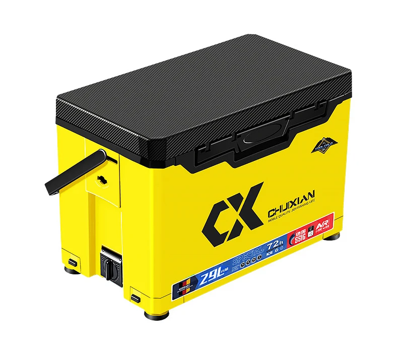 

Профессиональный холодильник для рыбалки на открытом воздухе для кемпинга и скалолазания, резервуар для воды для рыбы, сверхлегкий инкубатор, 29 л, рыболовный ящик