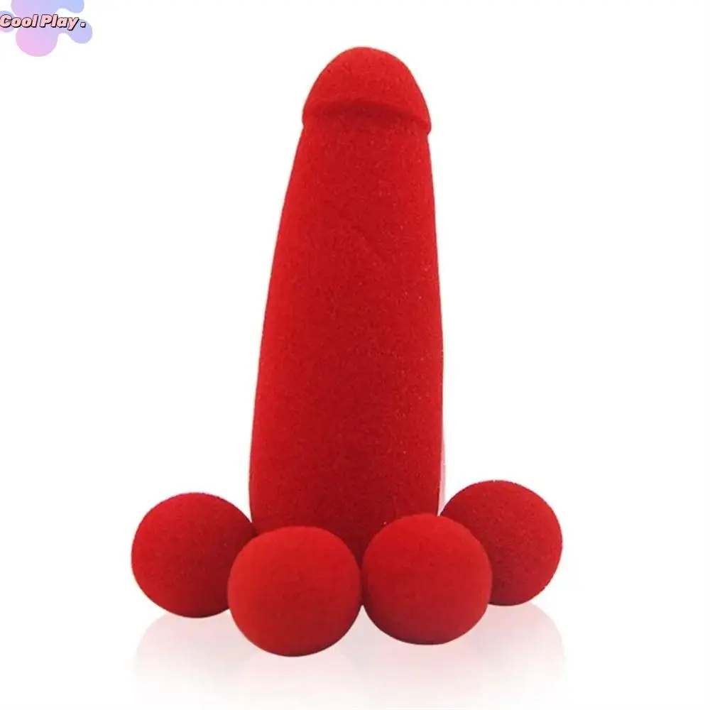 

Red Sponge Balls Magic Trick Sponge Funny Gadgets Gimmick Small Sponge Brother Magic Prop Performing Magic Red Sponge Close Up