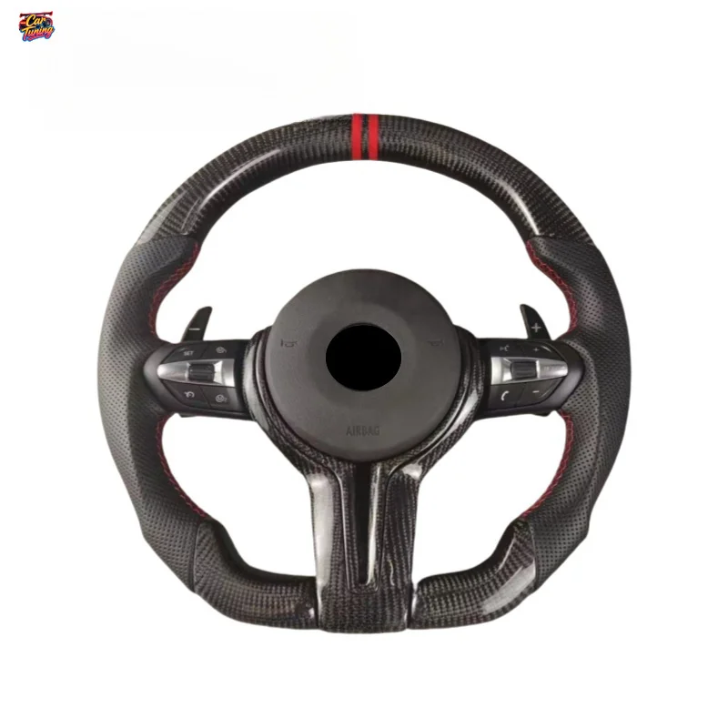 For BMW M2 M3 M4 M5 X1 X2 X3 X4 X5 X7 1-7 Series F10 F20 F30 F90 Carbon Fiber Steering Wheel Upgrade and Modification