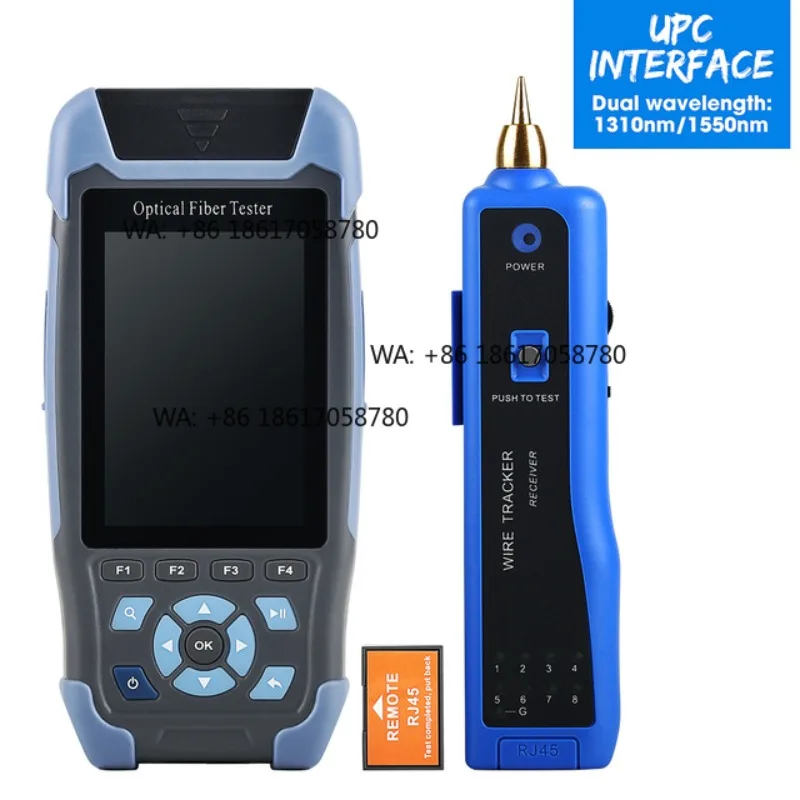 AI-9 FTTH Fiber Optic Splicing Machine Optical Fiber  Splicer/OTDR With Optical Power Meter OPM VFL Light Source AUA-900D