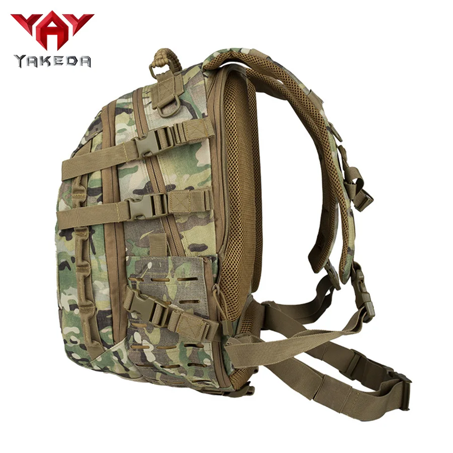 YAKEDA tactical backpack hiking outdoor bag camouflage backpack dragon egg bag student commuting computer backpack