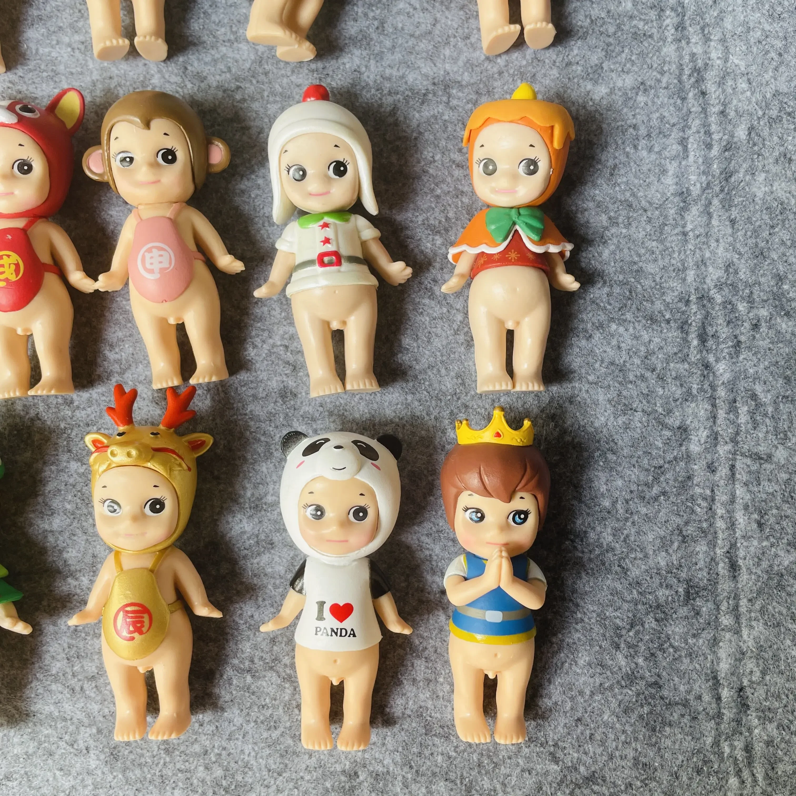 6/12ชิ้นใหม่ต้นฉบับ JUPITER Angel MINI น่ารักสัตว์เลี้ยงตุ๊กตาสัตว์ kewpie ตุ๊กตา PVC รูปสัตว์ของขวัญของเล่น Limite หายากสำหรับเด็ก