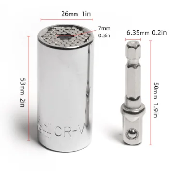 

Удлинитель, электрическая ручная дрель, набор инструментов для винтов, многофункциональный универсальный гаечный ключ с волшебной головкой от 7 до 19 мм