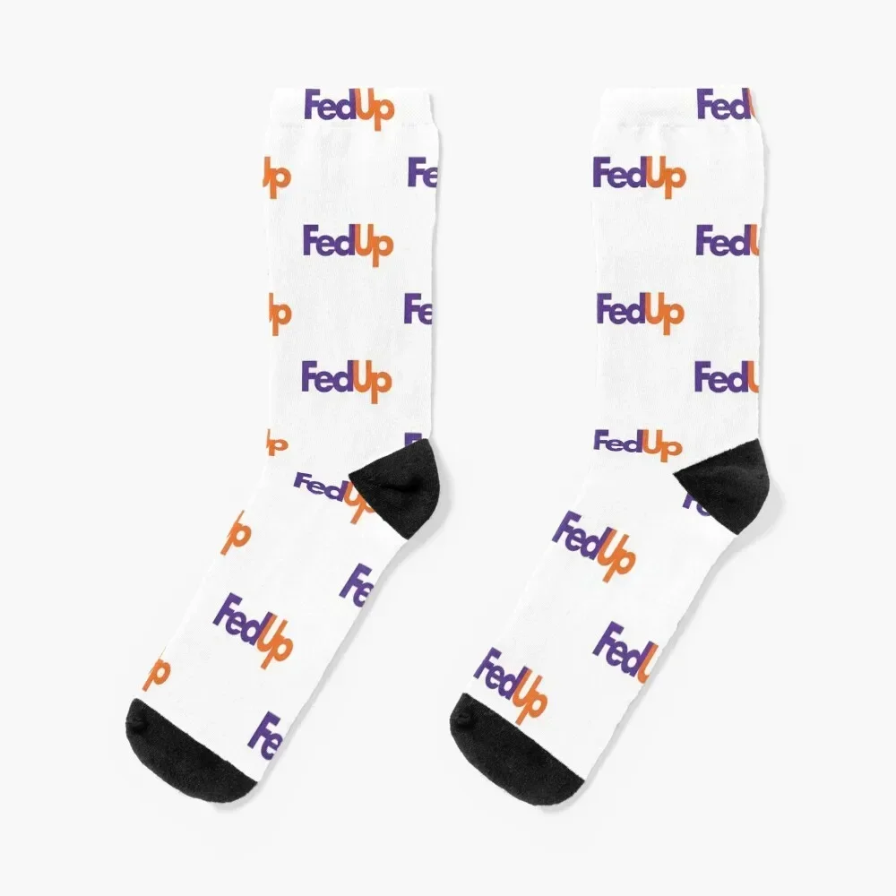 Fed Up - Im Fed Up Cap - Fed Ex Logo - Fe dEx Express Socks floral basketball Man Socks Women's