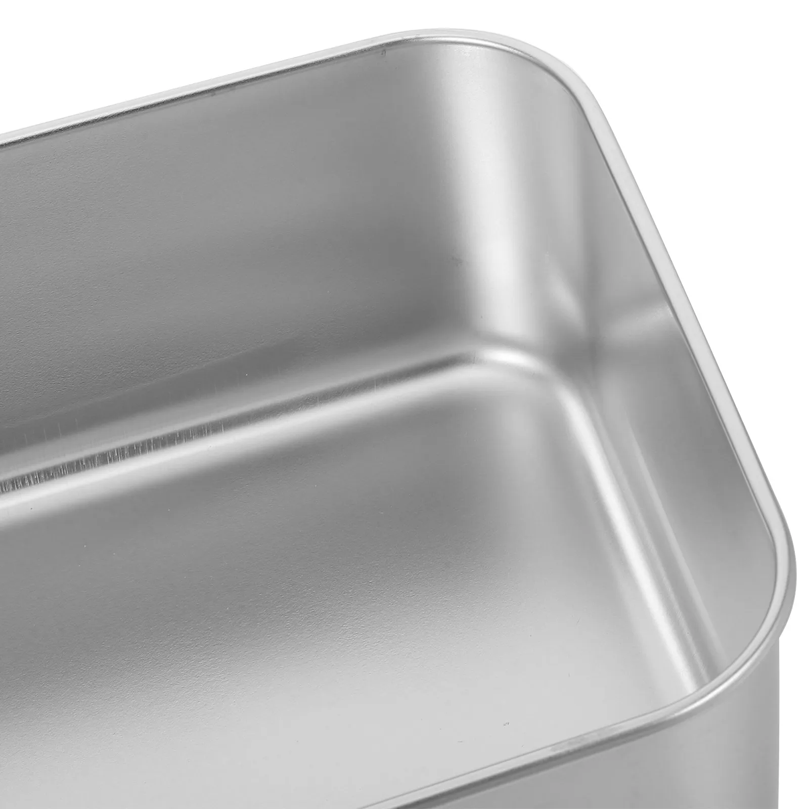 Stainless Steel Tiramisu Mold with Transparent Cover Thickened Nonstick Baking Tray Multipurpose Pan for Cakes Lasagna Desserts