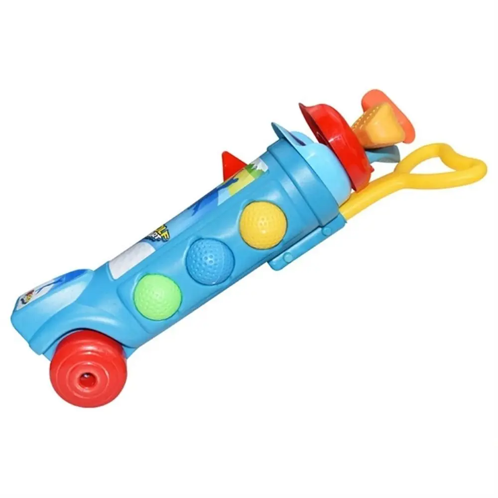 Set da golf con palline multicolori Giocattoli da esterno Mini Putter Set da golf Giocattoli Mazza da golf Pratica per bambini in plastica Golf per interni ed esterni