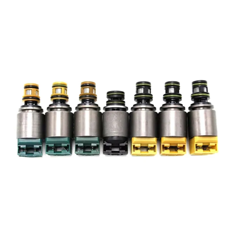 7PCS/Set Transmission Control Solenoid Valve Set for BMW X3 X5 335i For Audi A6 A8 Q7 6HP19 6HP21 6HP32 1068298044 1068298045