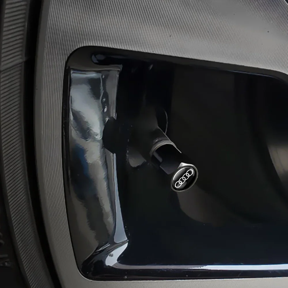 Artykuły samochodowe do stylizacji zawór opony osłona przeciwpyłowa klosz do Audi S Line A5 C6 C5 A1 A6 A7 Q2 Q3 TT B5 B6 A3 8P 8V 8L RS3 RS5 RS4