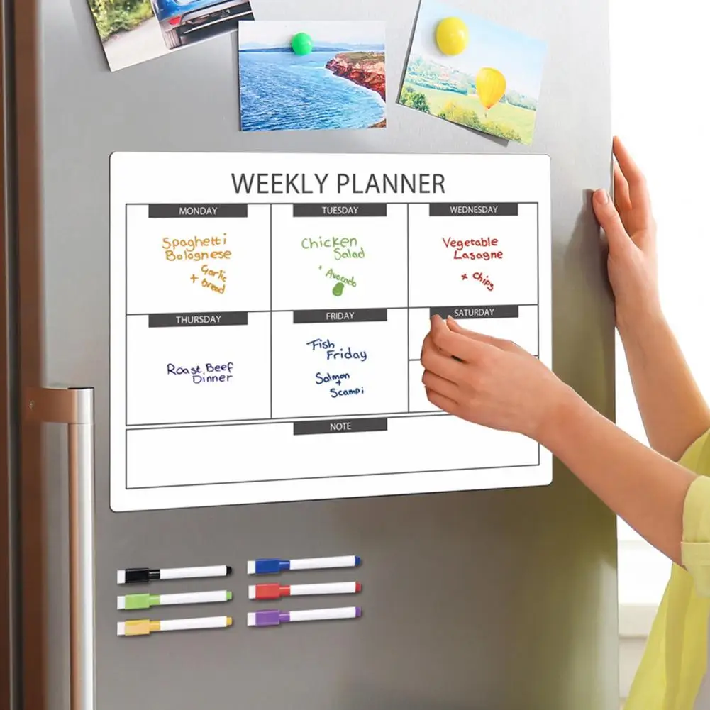 Use as a weekly planner, grocery list, to-do list, kid schedule or whatever your busy lifestyle is!