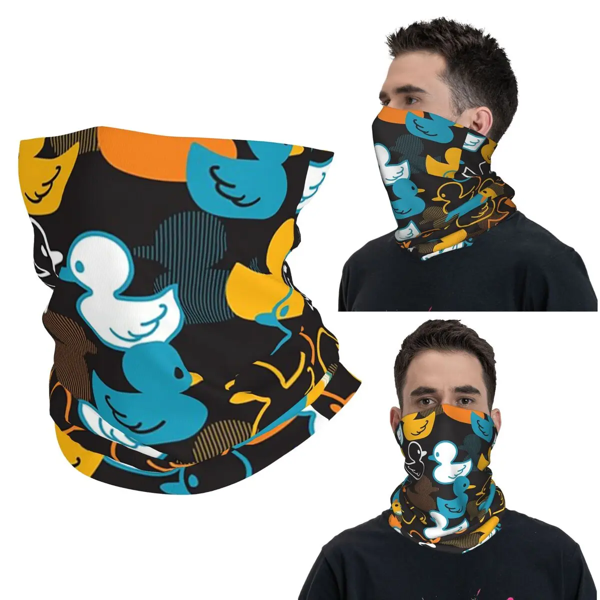 

Счастливый плавательный гребной бандана с резиновой уткой, гетры с принтом, волшебный шарф, многофункциональная Балаклава для мужчин, женщин, взрослых