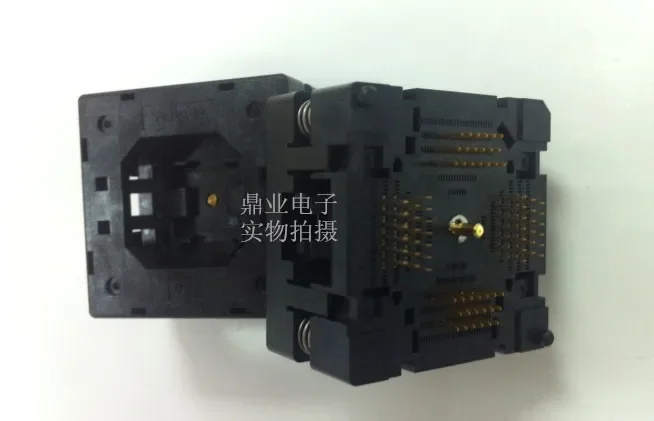 

QFN76 MLF76 9X9MM 0,4MM Горящая розетка позолота IC испытательное сиденье Испытательная розетка Испытательный стенд