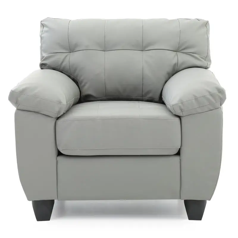 Gray Gallant G912A-C Chair - Comfortable & Stylish Upholstered Seating for Living Room, Office, or Lounge Area