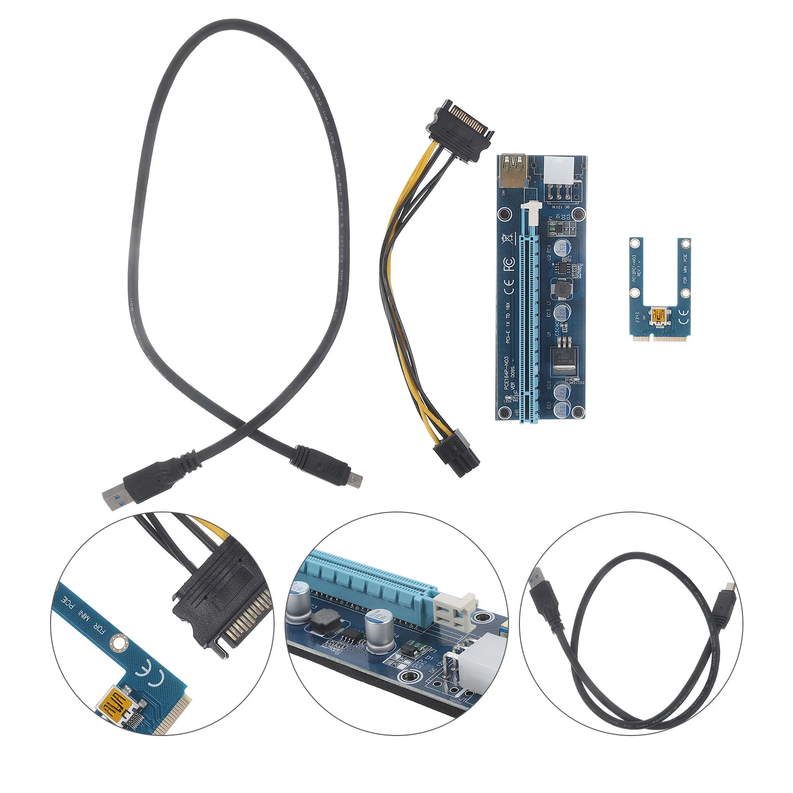 

Laptop External Graphics Card Expansion Pcie Mining Gpu Pcb Riser Multimedia Accessories Booster