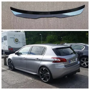 Universal ABS Plastic Car Tail, rear lip spoiler, Peugeot 308 GTI, 2015-2020, Hatchback 308 9 main sales rear diffuser Peugeot 308 - №10