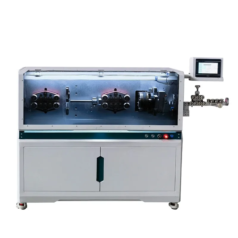 New Energy Charging Pile Wire Stripping Machine Large Square Cable Rotary Peeling Cutting Integrated Machine High Precision