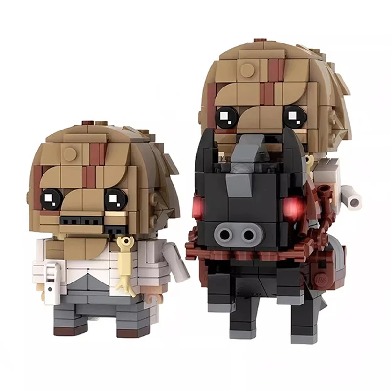 Bricklink Halloween MOC película de terror personajes serie figuras de acción ladrillos conjuntos Annabelle bloques de construcción chico juguetes regalo